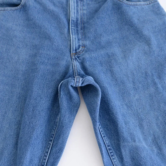 L.L. Bean Classic Fit Blue Mid-wash 100% Cotton Straight Leg Denim Jeans 40X29 - Picture 5 of 12